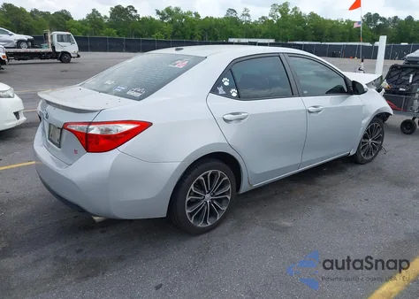 2015 Toyota Corolla S Plus from USA, damaged, VIN 2T1BURHE6FC401925